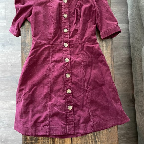 Gal Meets Glam Antonia corduroy dress - Picture 6 of 6